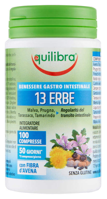 13 ERBE CON FIBRA 100 COMPRESSE - FarmaLucia