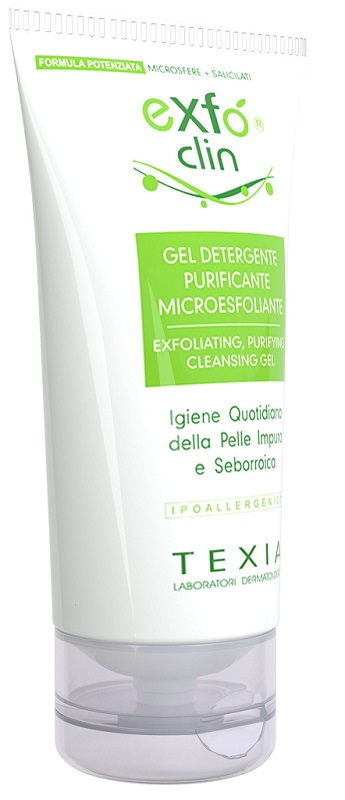 EXFO CLIN GEL DETERGENTE PURIFICANTE MICROESFOLIANTE 150 ML - FarmaLucia