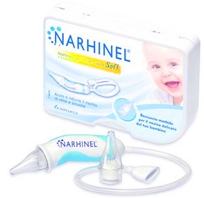 ASPIRATORE NASALE NARHINEL SOFT 1 PEZZO + 2 RICAMBI - FarmaLucia