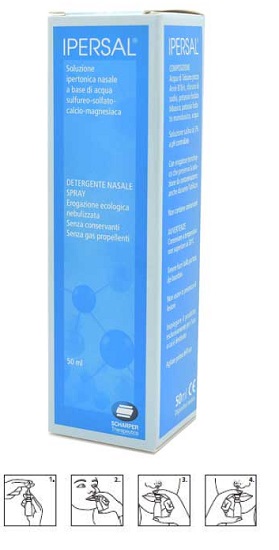 SOLUZIONE IPERTONICA IPERSAL SPRAY NASALE 50 ML - FarmaLucia