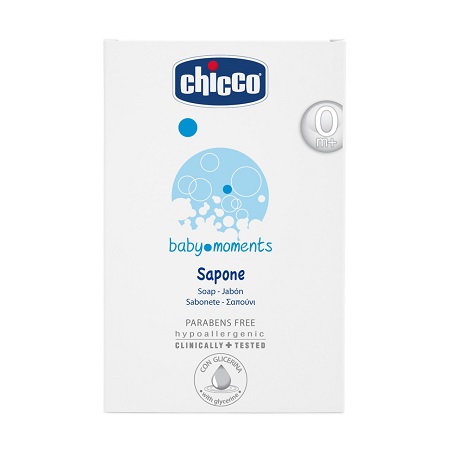 CHICCO COSMETICI BABY MOMENTS SAPONETTA 100 G - FarmaLucia