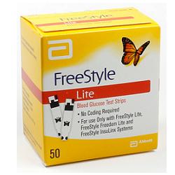 STRISCE MISURAZIONE GLICEMIA FREESTYLE LITE 50 PEZZI - FarmaLucia