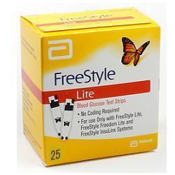 STRISCE MISURAZIONE GLICEMIA FREESTYLE LITE 25 PEZZI - FarmaLucia