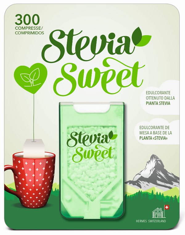 HERMESETAS STEVIA 300 COMPRESSE - FarmaLucia