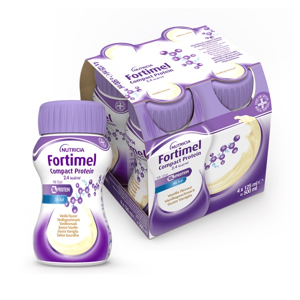 FORTIMEL COMPACT PROTEIN VANIGLIA 4 BOTTIGLIE DA 125 ML - FarmaLucia