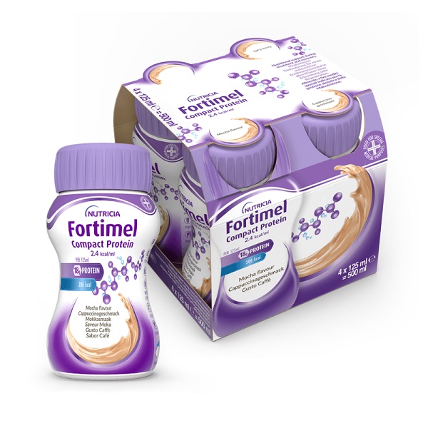 FORTIMEL COMPACT PROTEIN CAFFE' 4 BOTTIGLIE DA 125 ML - FarmaLucia