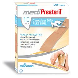 CEROTTO PER DITA MEDIPRESTERIL FLESSIBILE 12X2CM 10 PEZZI - FarmaLucia