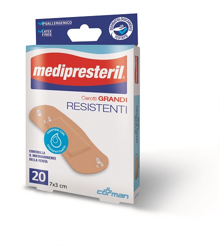 CEROTTO MEDIO MEDIPRESTERIL RESISTENTE 7X2CM 20 PEZZI - FarmaLucia