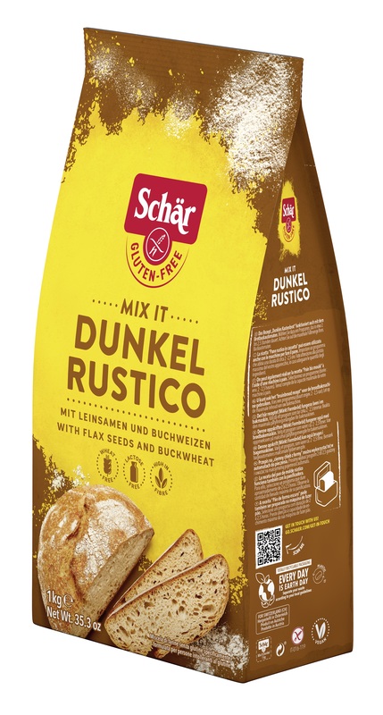 SCHAR MIX IT DUNKEL RUSTICO SENZA GLUTINE SENZA LATTOSIO 1 KG - FarmaLucia
