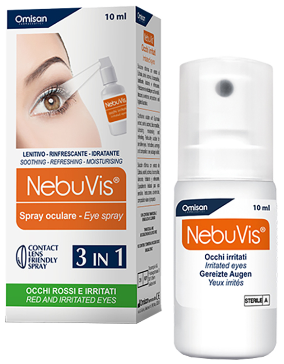 NEBUVIS OCCHI IRRITATI SPRAY 10 ML 1 PEZZO - FarmaLucia