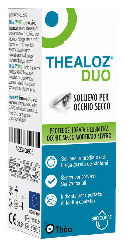 THEALOZ DUO SOLUZIONE OCULARE FLACONE 10 ML - FarmaLucia