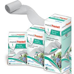 BENDA DI GARZA MEDIPRESTERIL 12/8 FU M5X5CM 12/8 FILI - FarmaLucia