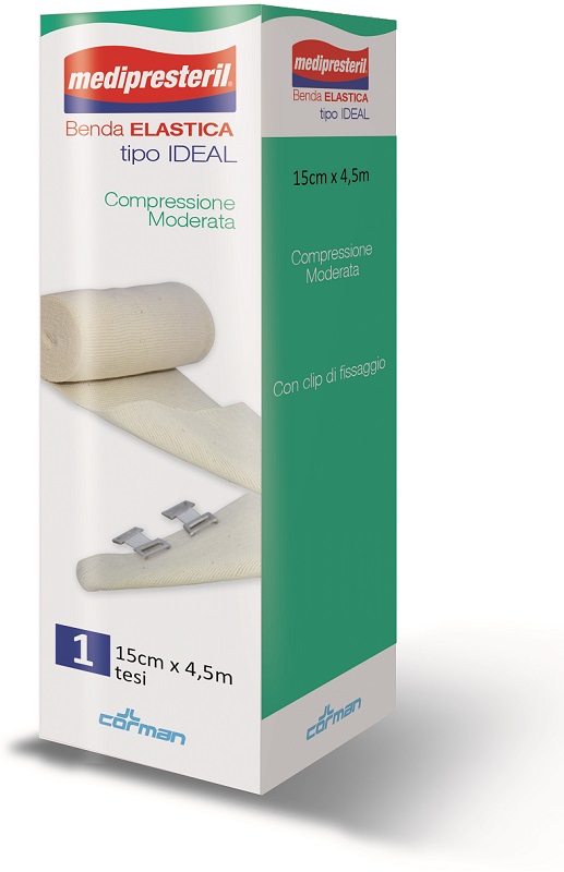 BENDA ELASTICA MEDIPRESTERIL IDEAL CM15X45MT - FarmaLucia