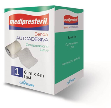 BENDA ADESIVA MEDIPRESTERIL 6X400CM - FarmaLucia