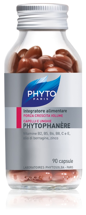PHYTO PARIS PHYTOPHANERE INTEGRATORE ALIMENTARE CAPELLI/UNGHIE 90 CAPSULE NUOVA FORMULA ALLO ZINCO - FarmaLucia