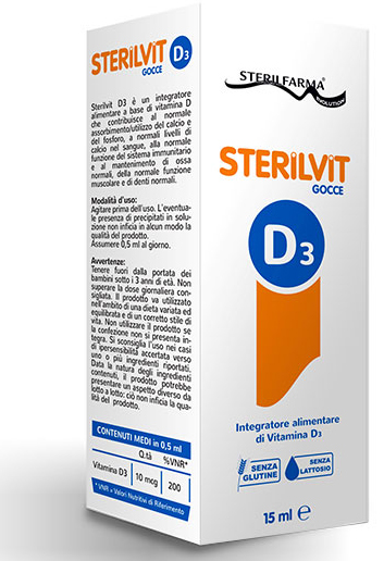STERILVIT D3 GOCCE 15 ML - FarmaLucia