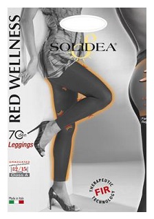RED WELLNESS 70 LEGGINS NERO 4L - FarmaLucia