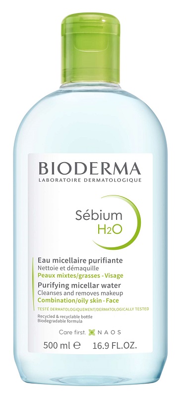 SEBIUM H2O ACQUA MICELLARE DETERGENTE PURIFICANTE 500 ML - FarmaLucia
