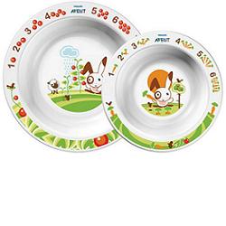 AVENT SET 2 PIATTI FONDI 6 MESI+ - FarmaLucia