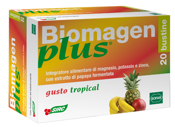 BIOMAGEN PLUS TROPICAL 20 BUSTE ASTUCCIO 100 G - FarmaLucia
