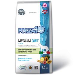 FORZA 10 MEDIUM DIET CON CERVO E PATATE PER CANI DI MEDIA TAGLIA 12 KG - FarmaLucia