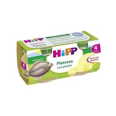 HIPP OMOGENEIZZATO PLATESSA CON PATATE 2X80 G - FarmaLucia