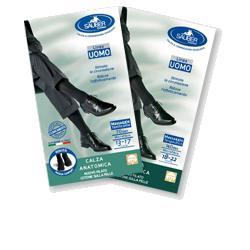 CALZA UOMO COTONE 70 DENARI  GRANDE NERO - FarmaLucia