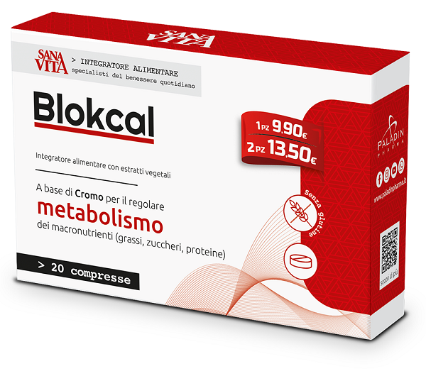 SANAVITA BLOKCAL 20 COMPRESSE - FarmaLucia