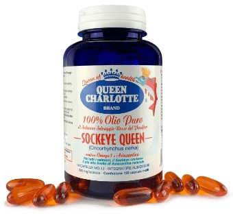 OLIO PURO SALMONE SELVAGGIO ROSSO 120 CAPSULE - FarmaLucia