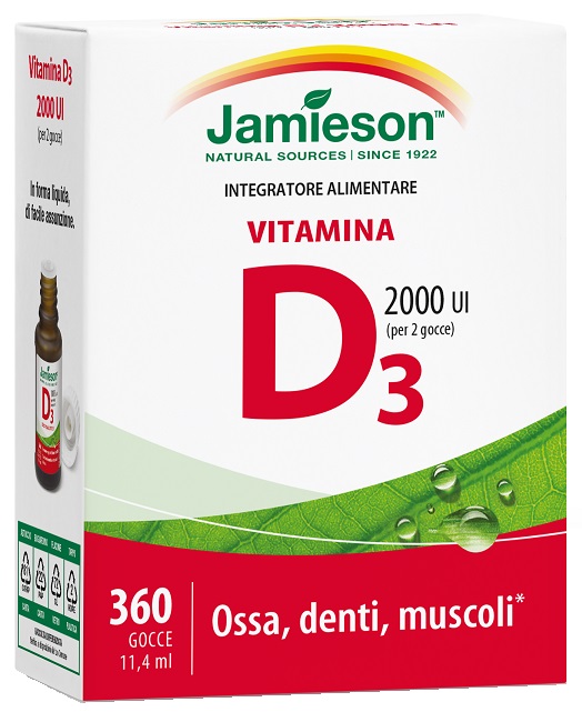 JAMIESON VITAMINA D GOCCE 11,4 ML - FarmaLucia