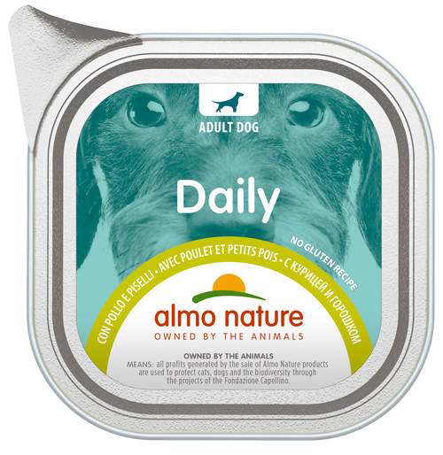 DAILY MENU DOGS CON POLLO E PISELLI 100 G - FarmaLucia