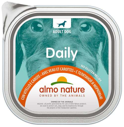 DAILY MENU DOGS CON VITELLO E CAROTE 300 G - FarmaLucia