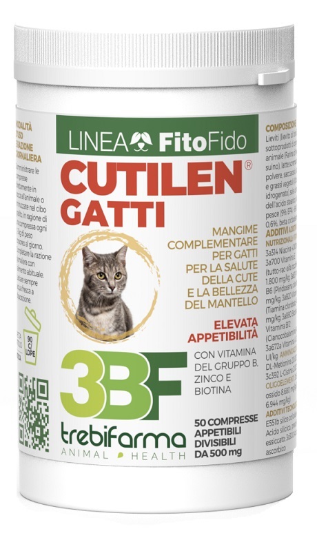 CUTILEN GATTI 50 COMPRESSE BARATTOLO 25 G - FarmaLucia