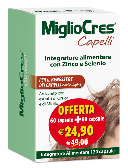 MIGLIOCRES 60+60 CAPSULE 60 G PROMOZIONE - FarmaLucia