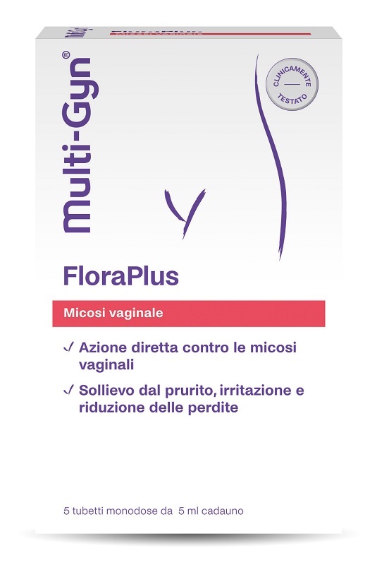 FLORAPLUS MULTI-GYN CANDIDOSI VAGINALE 5 TUBETTI X 5 ML - FarmaLucia