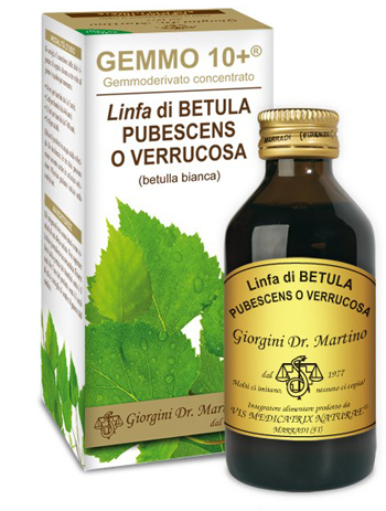 GEMMO 10+ BETULLA B LINFA 100 ML LIQUIDO ANALCOLICO - FarmaLucia