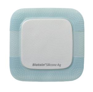 MEDICAZIONE BIATAIN IN SCHIUMA DI POLIURETANO A RILASCIO DI ARGENTO CON BORDO ADESIVO IN SILICONE 12,5X12,5 CM 5 PEZZI - FarmaLucia