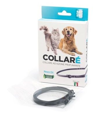 COLLARE' COLLARE PER CANI E GATTI AD AZIONE PROFUMANTE NERO CON OLIO DI NEEM - FarmaLucia