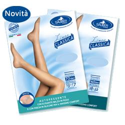 SAUBER CALZA AUTOREGGENTE 70 DENARI MAGLIA MICRORETE NERO 4 LINEA CLASSICA - FarmaLucia