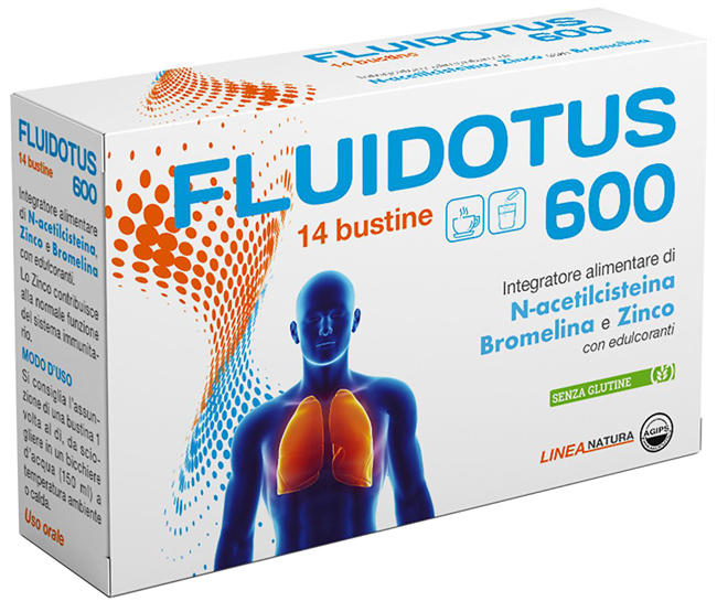 FLUIDOTUS 600 14 BUSTINE - FarmaLucia