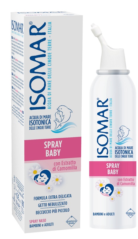 ISOMAR SPRAY BABY CON CAMOMILLA 100 ML - FarmaLucia