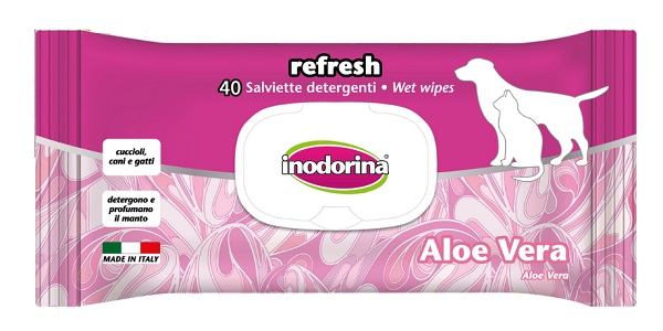 SALVIETTE ALOE VERA INODORINA 40 PEZZI - FarmaLucia