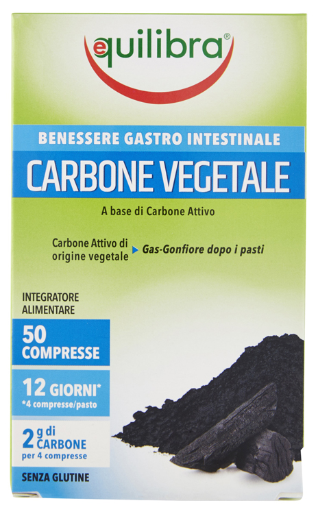 CARBONE VEGETALE 50 COMPRESSE - FarmaLucia