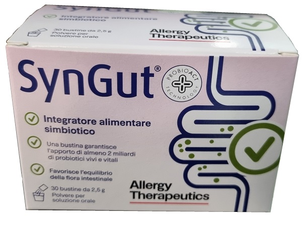 SYNGUT 30 BUSTINE DI LIOFILIZZATO DA 2,5 G IN ASTUCCIO 75 G - FarmaLucia