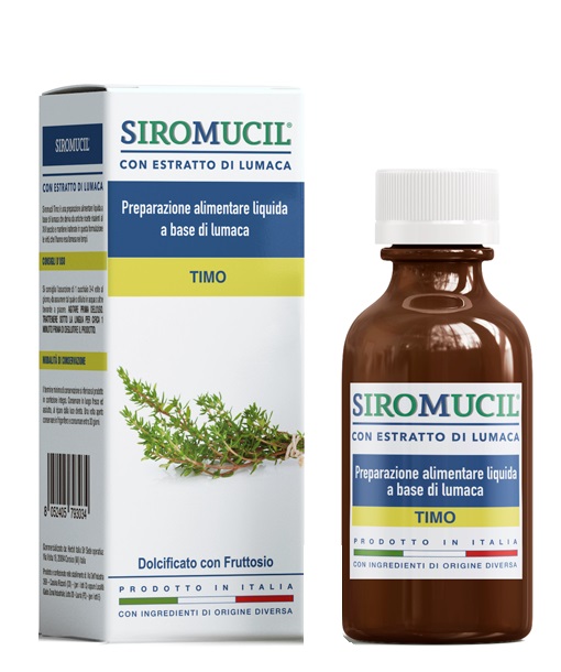 SIROMUCIL PREPARATO ALIMENTARE CON ESTRATTO DI LUMACA AL TIMO 150 ML - FarmaLucia