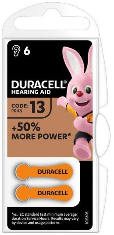 DURACELL EASY TAB 13 ARANCIO BATTERIA PER APPARECCHIO ACUSTICO - FarmaLucia