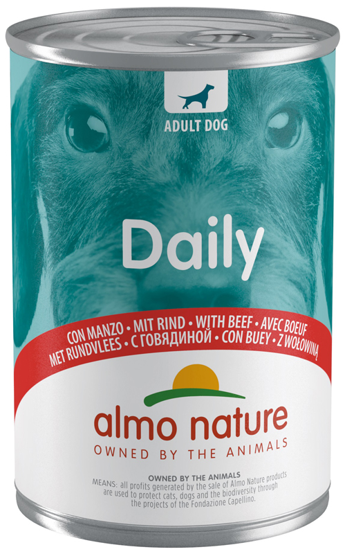 ALMO NATURE DOGS DAILY MENU CON MANZO 400G - FarmaLucia