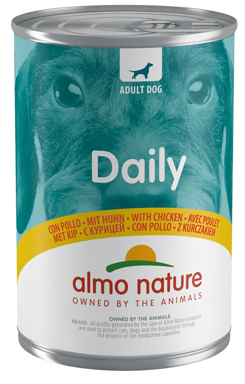 ALMO NATURE DOGS DAILY MENU CON POLLO 400G - FarmaLucia