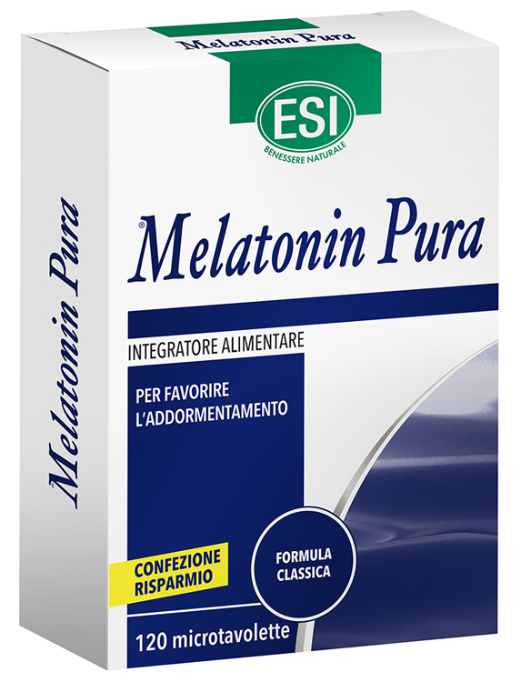 ESI MELATONIN PURA 120 MICROTAVOLETTE - FarmaLucia