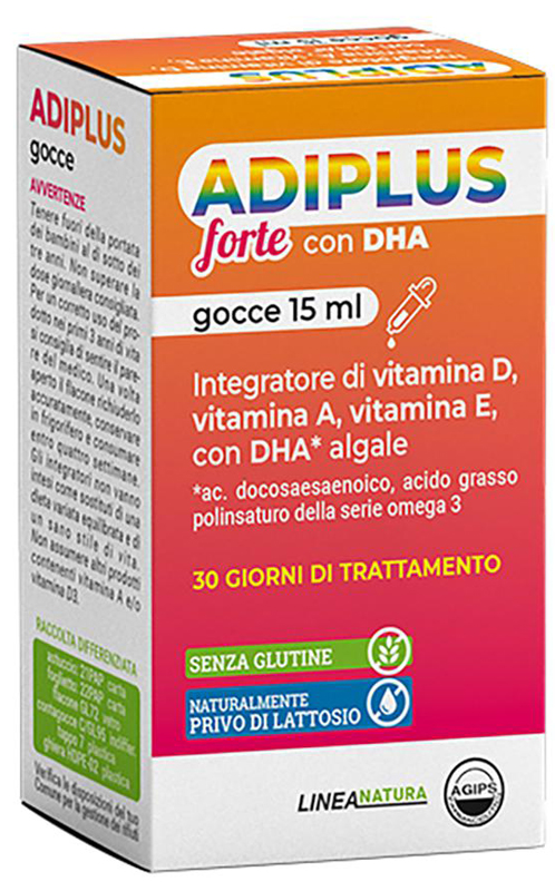 ADIPLUS FORTE CON DHA GOCCE FLACONCINO 15 ML - FarmaLucia